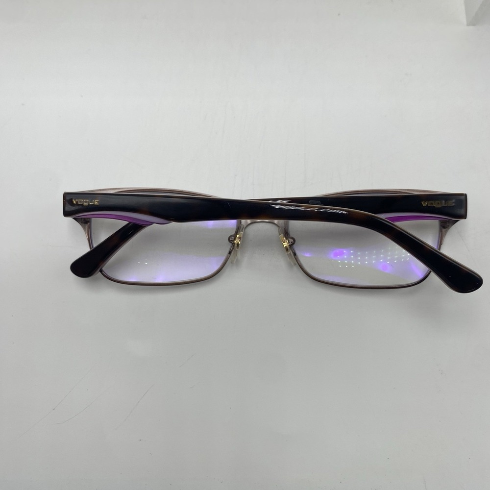 Vogue Eyeglasses FRAMES ONLY VO3918 Cat Eye 52-17-135 Black Purple 246 - Picture 8 of 16